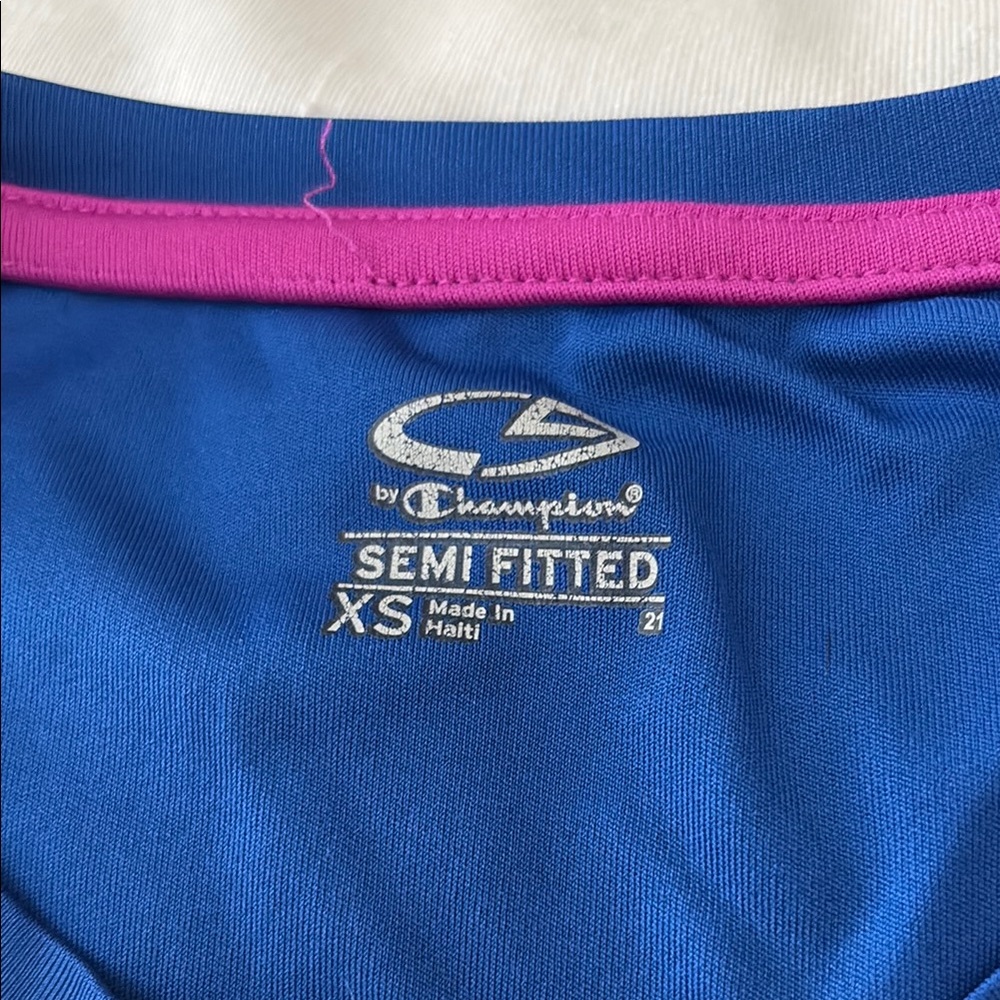 Champion Women's Blue Athletic Top - XS - Picture 2 of 2